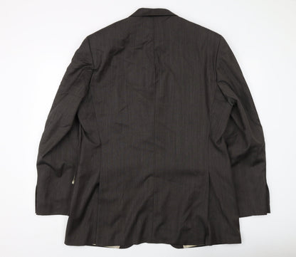 Austin Reed Men's Black Long Blazer 44L, Formal
