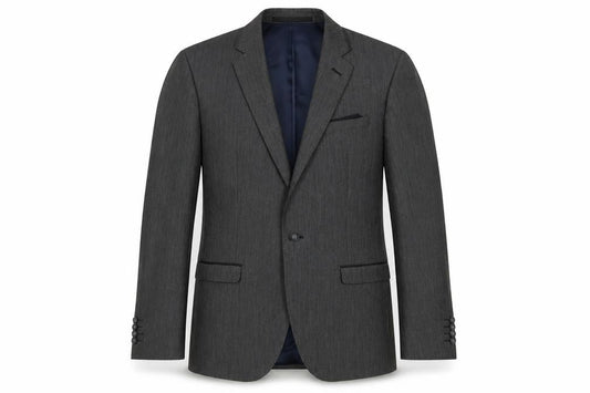 Benetti Men's Grey Slim Fit Blazer - Size 36L
