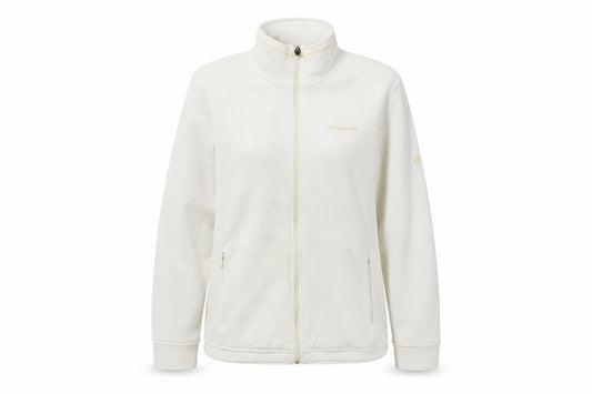 Craghoppers Women's White Fleece Jacket Size 14