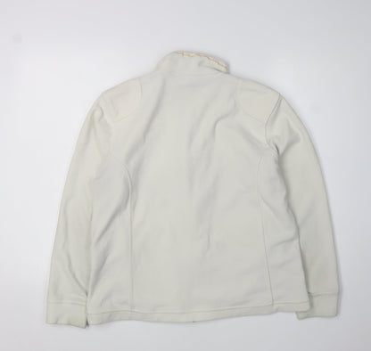 Craghoppers Women's White Fleece Jacket Size 14