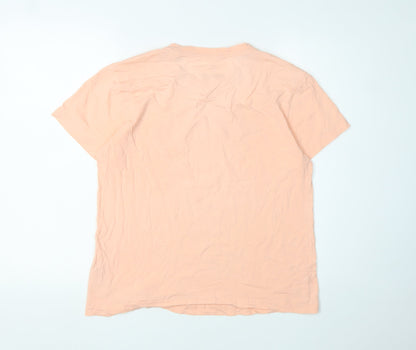 Back view of Adidas Women's Peach XS Basic T-Shirt