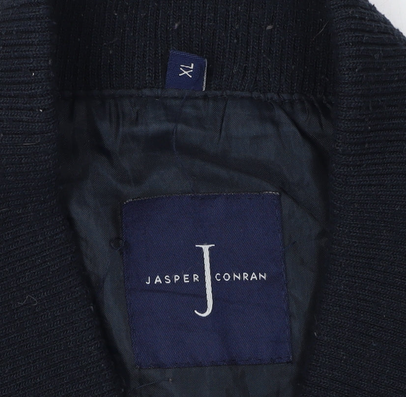 Jasper Conran Men's Black XL Nylon Waistcoat