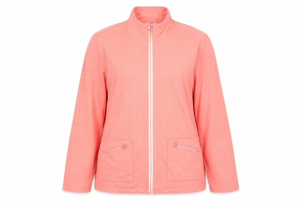 Dash Women's Pink Jacket Size 14, Casual Full Zip Top