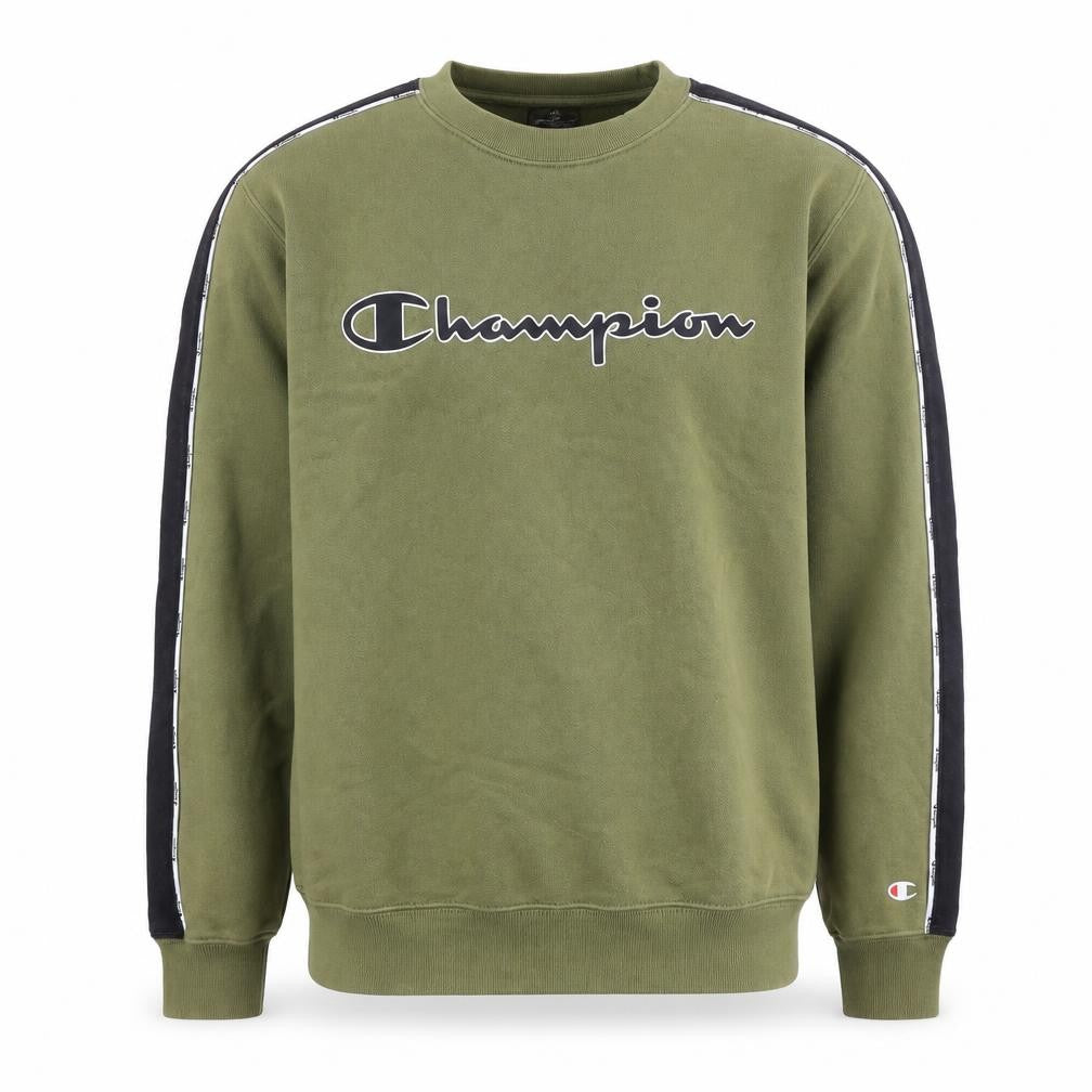 Champion Men's Green Pullover Sweatshirt S