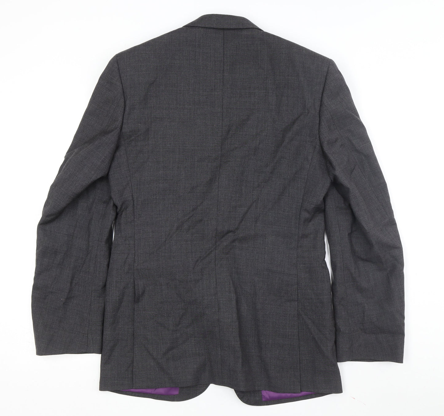 Moss 1851 Grey Men's Blazer, Size 36R, Regular Fit