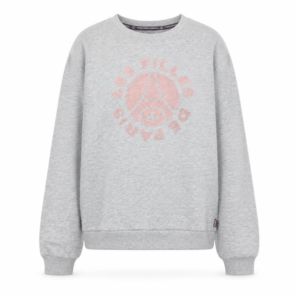 Paris Saint-Germain Grey Unisex Logo Sweatshirt M Pullover
