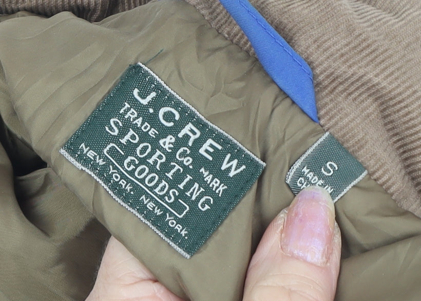 J.Crew Men's Blue Military Jacket, S, Lined, Button-Up