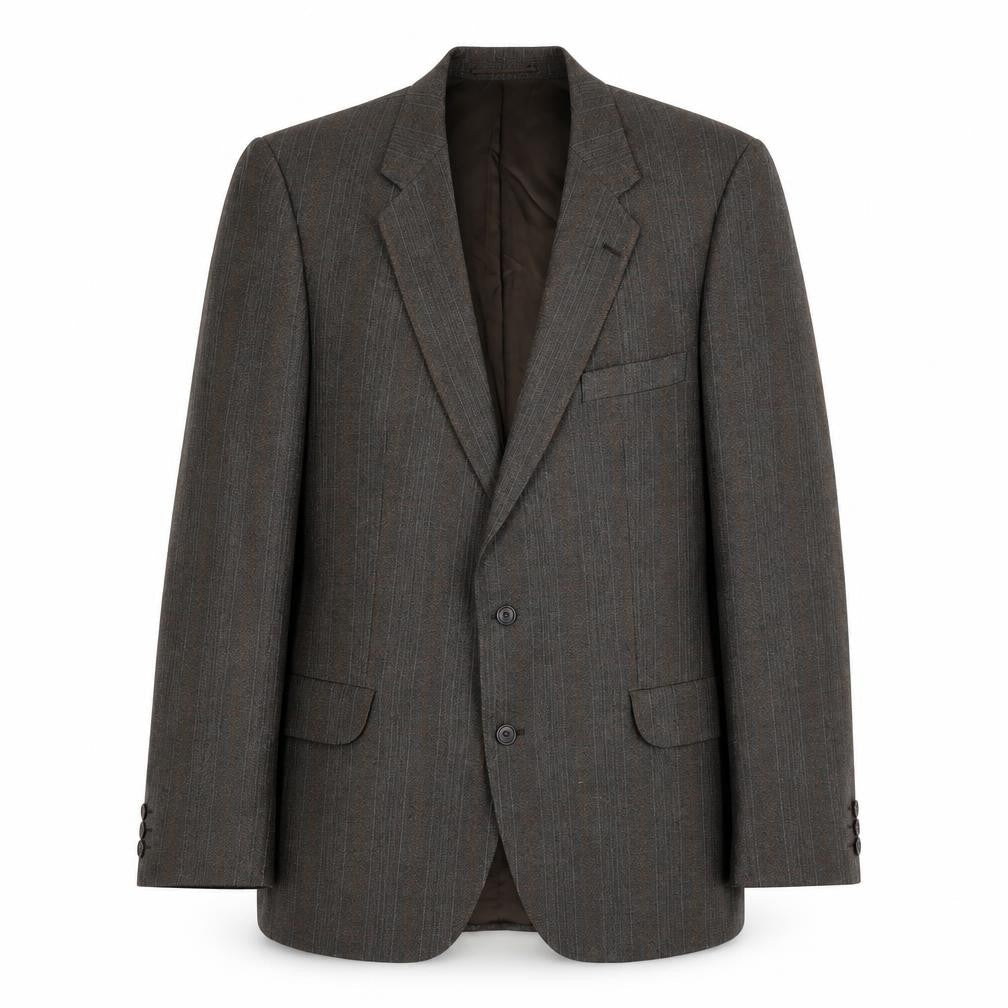 Magee Men's Brown Tweed Blazer 42L Classic Formal
