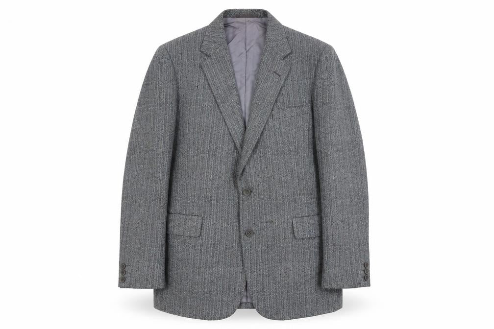 Chester Barrie Men's Grey Herringbone Blazer Size 44R