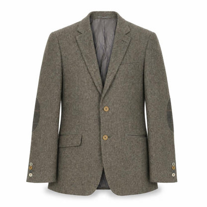 Feraud Men's Brown Wool Blazer, Size 40R, Single-Breasted