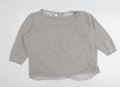 Per Una Women's Grey Pullover Jumper Size 18