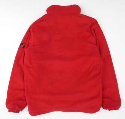 Jack Murphy Women's Red Fleece Jacket Size 12