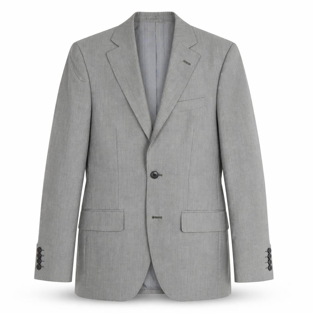 J. Ferrar Men's Grey Suit Jacket, 34R, Classic Style