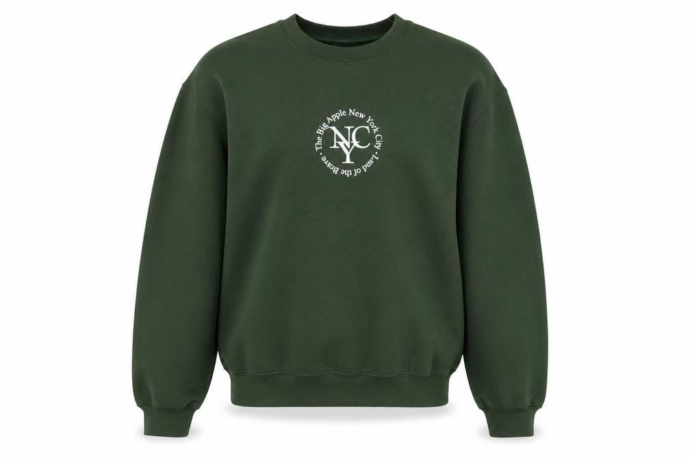 Topshop Women’s Green Pullover Sweatshirt, M, Casual