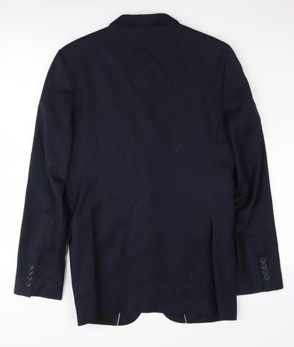 Zara Man Black Blazer, Size 38, Men's Formal Jacket