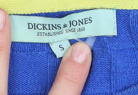 Dickins & Jones Women's Blue Cotton Cardigan Size S