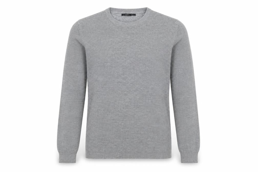 DR DENIM Men's Grey Pullover Jumper - Small, Casual