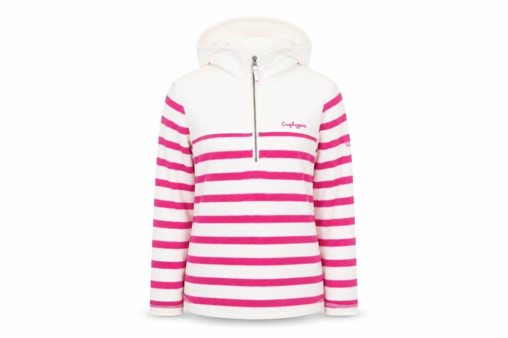 Craghoppers Women's Striped Pullover Hoodie Size 8