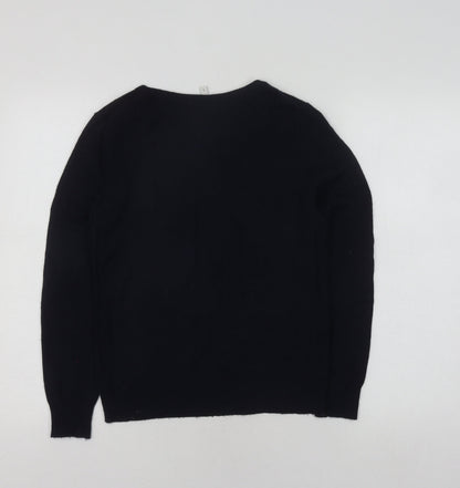 Fenn Wright Manson Women's Black Beaded Pullover, S