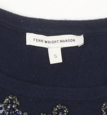 Fenn Wright Manson Women's Black Beaded Pullover, S