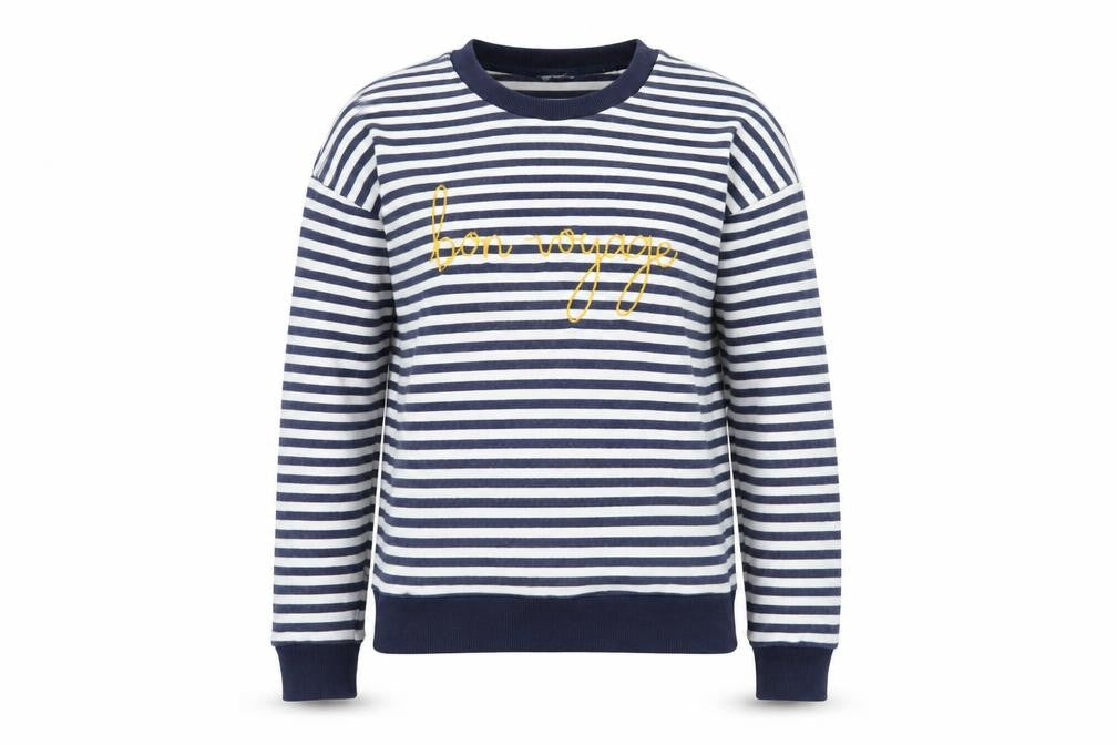 Next Women's Multicoloured Striped Pullover Sweatshirt Size 6