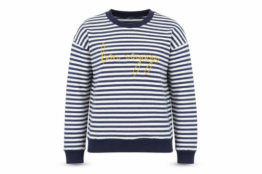 Next Women's Multicoloured Striped Pullover Sweatshirt Size 6
