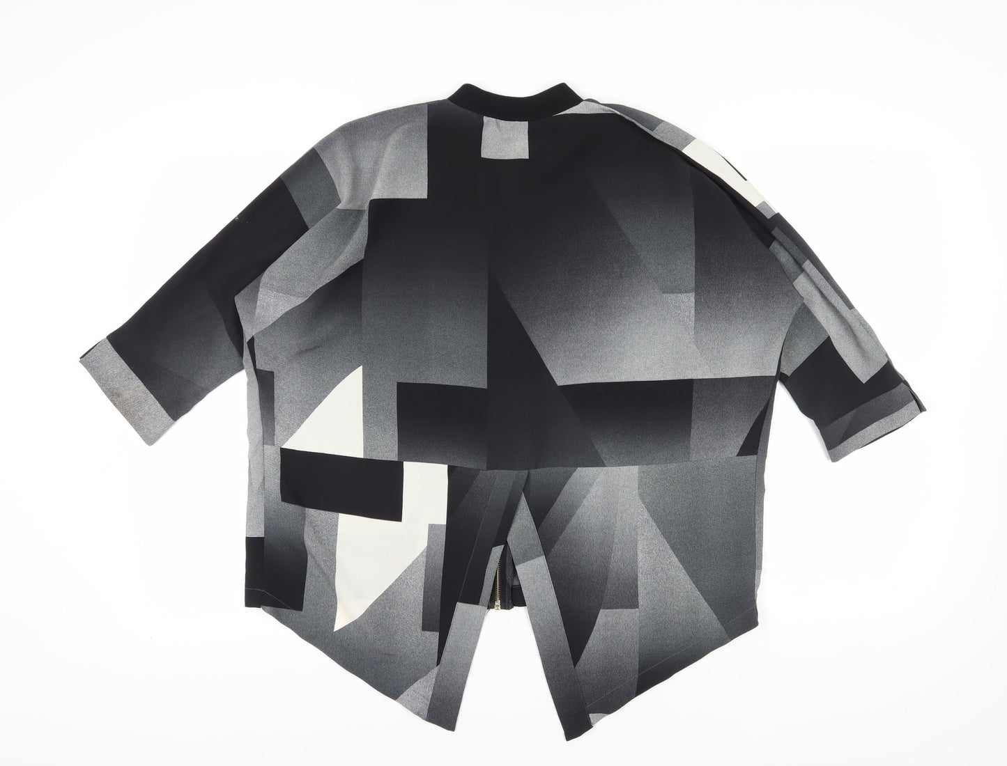 River Island Women's Geometric Zip Top Size 10