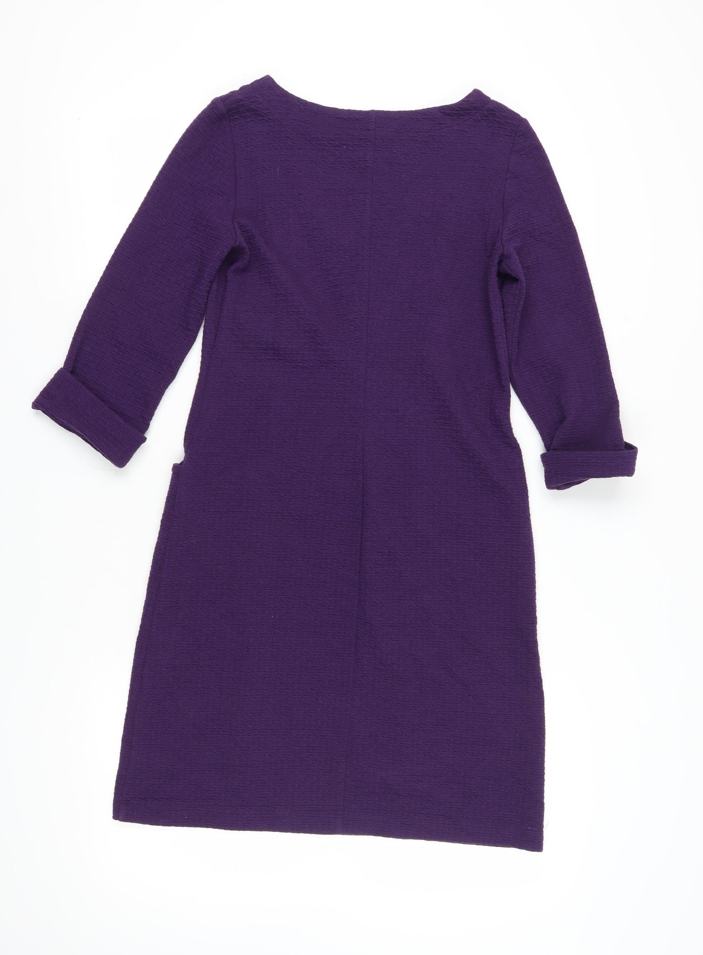Roman Women's Purple Knit Dress Size 10
