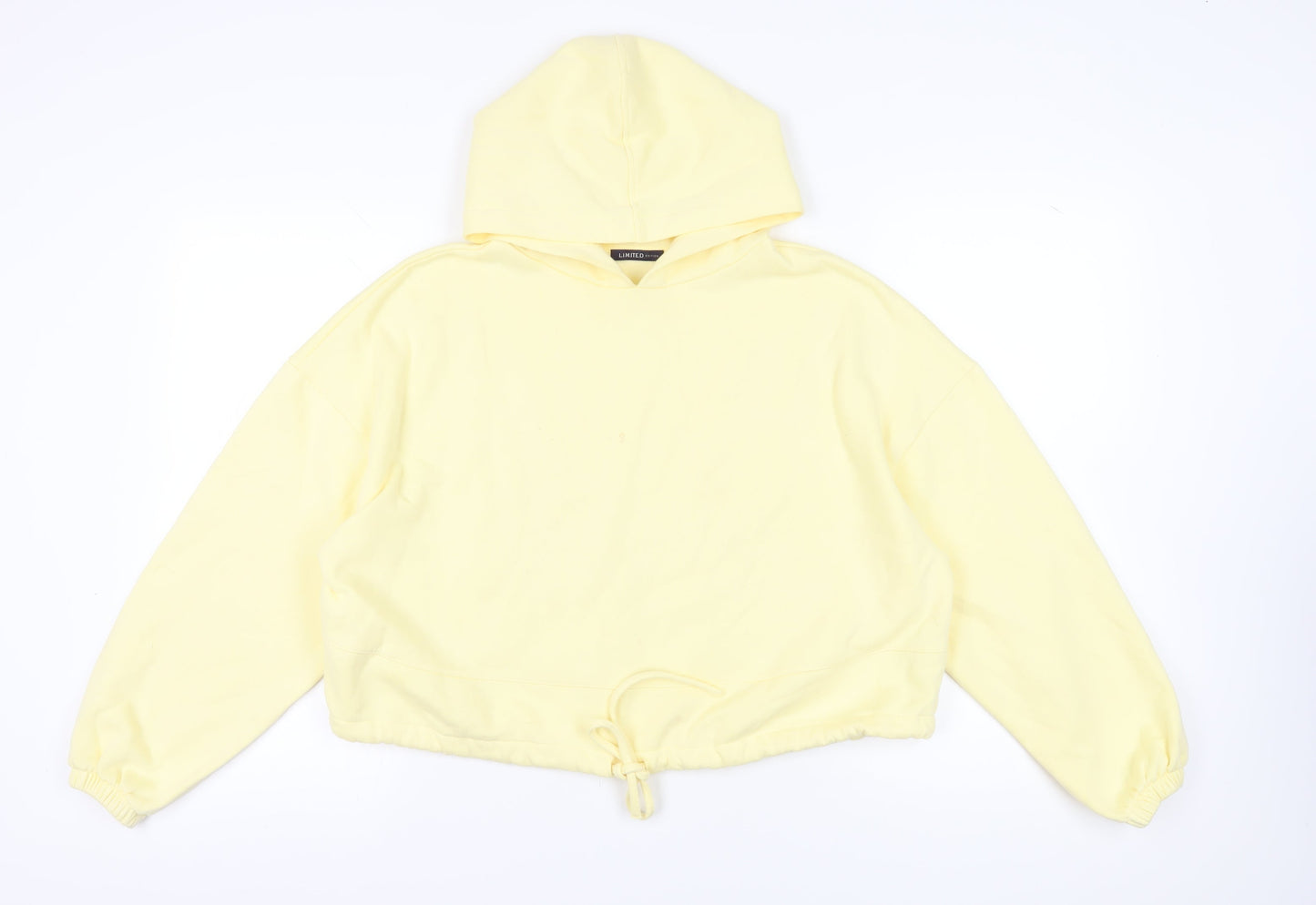 Marks and Spencer Women's Yellow Pullover Hoodie Size 8
