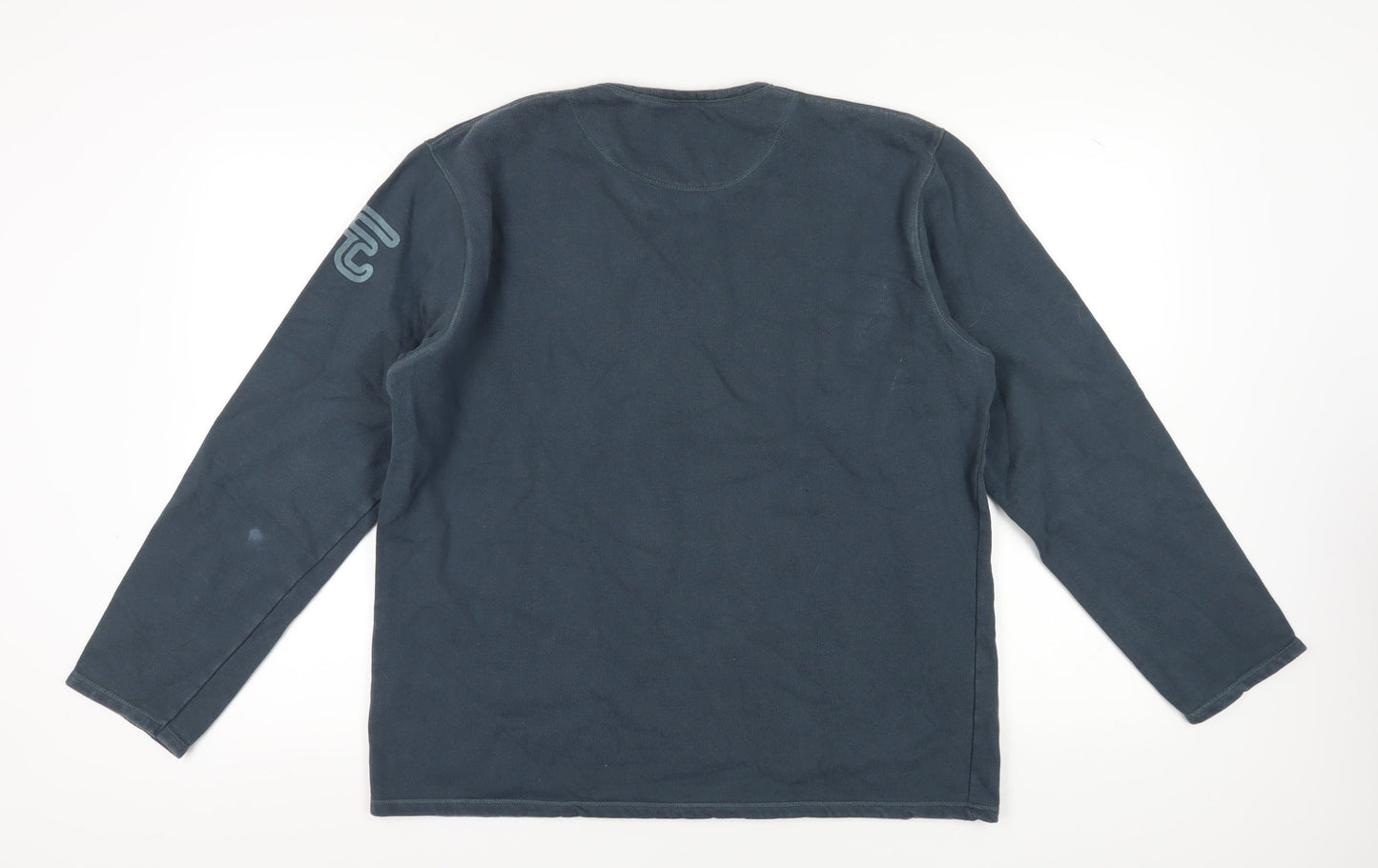French Connection Men's Blue XL Pullover Sweatshirt