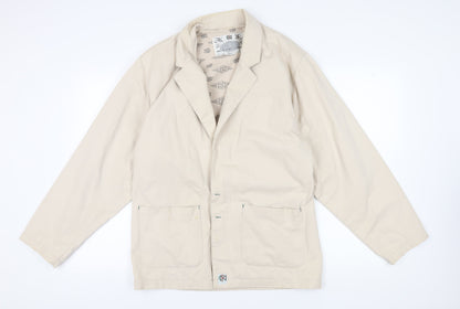 North Womens Point Beige Cotton Jacket L Casual