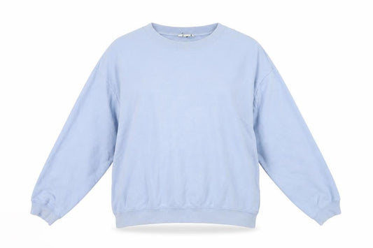 Monki Womens Blue Sweatshirt - L - Casual Pullover