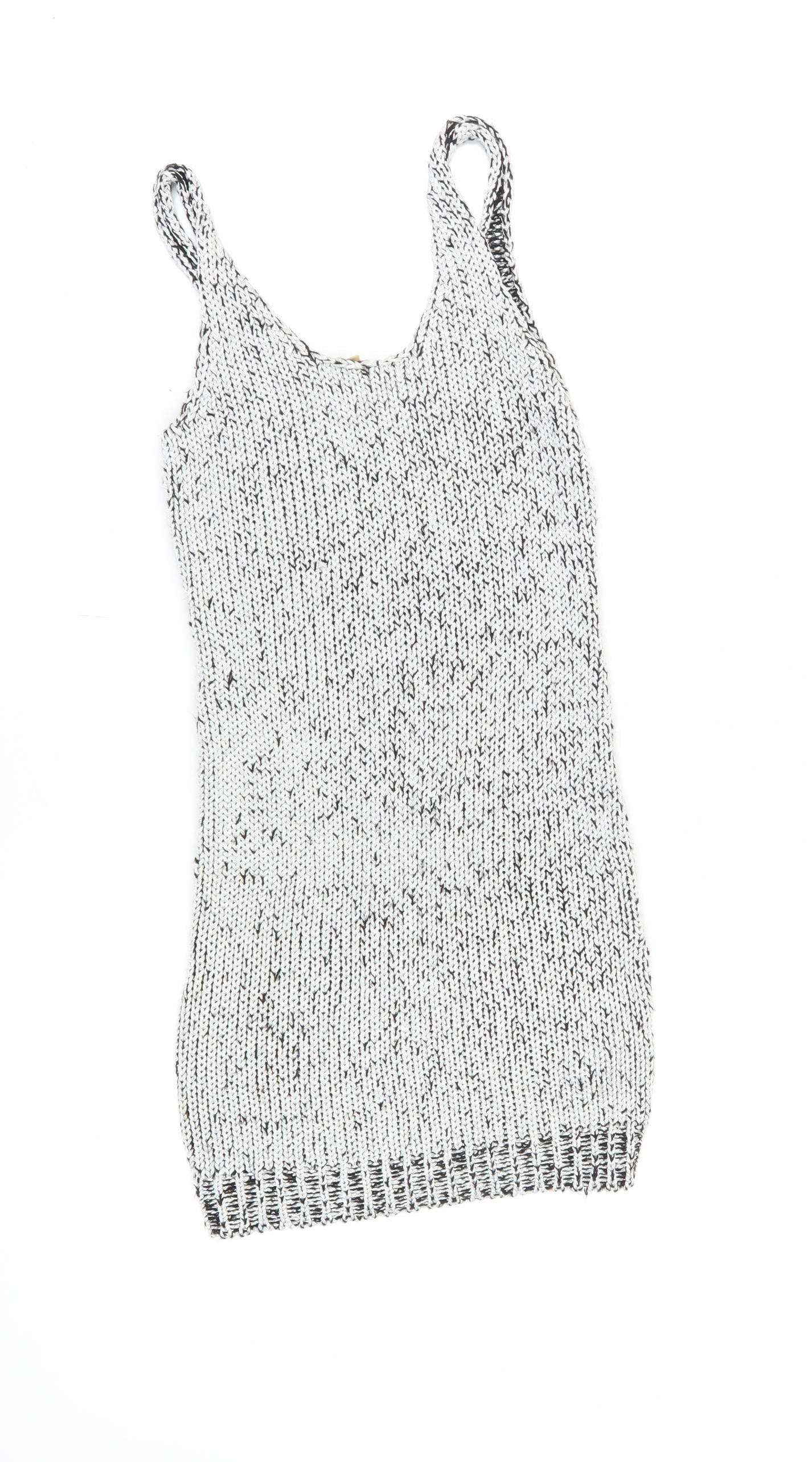 H&M Women's Grey Tank Dress Size 10 Knit Casual