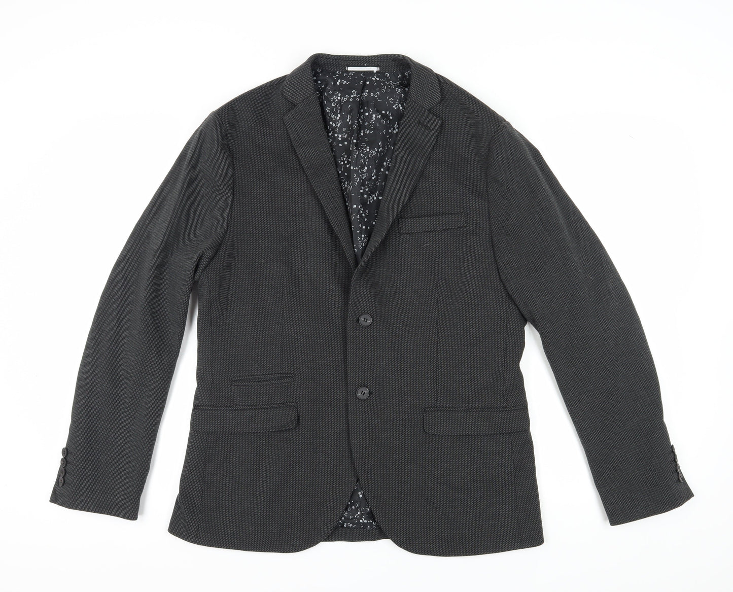 Selected Homme Men's Grey Slim Fit Blazer 42R