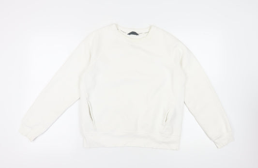 Marks and Spencer Women’s White Pullover Sweatshirt Size 10
