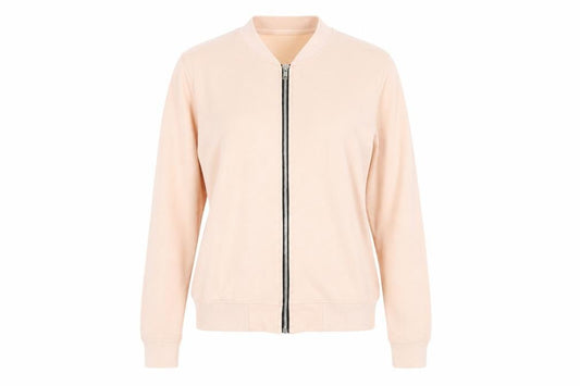 Missguided Beige Full Zip Women's M Sweatshirt