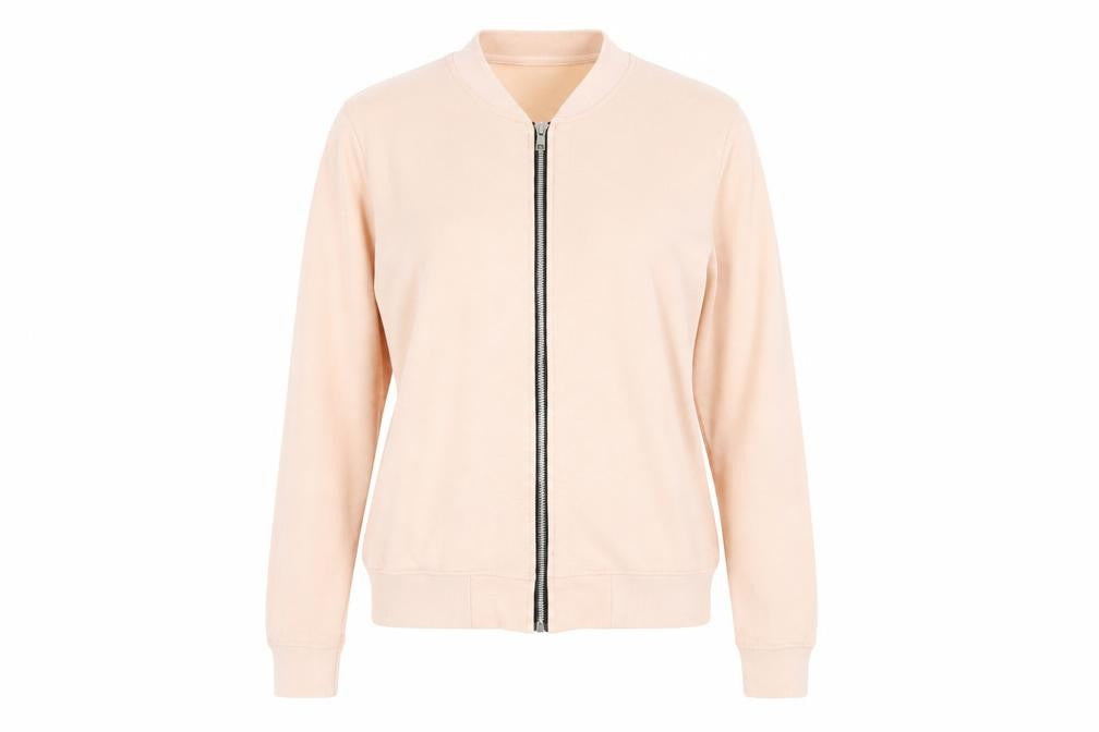 Missguided Beige Full Zip Women's M Sweatshirt