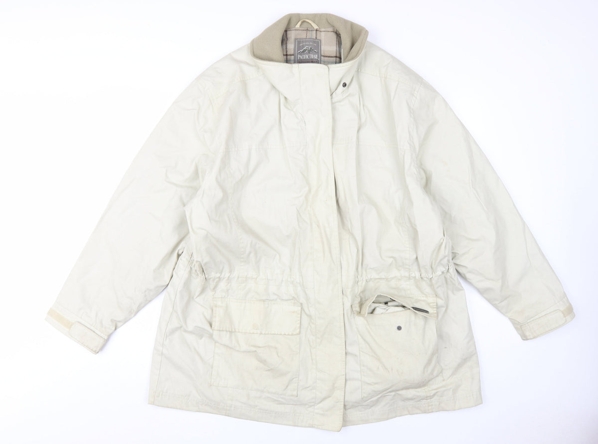 Pacific Trail Women's Beige 2XL Jacket Casual Outdoor