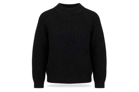 Vero Moda Women's Black XS Chunky Knit High Neck Jumper