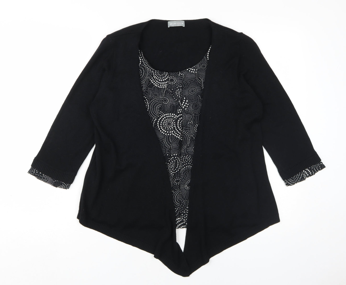 Marks and Spencer Women's Black Cardigan Size 14