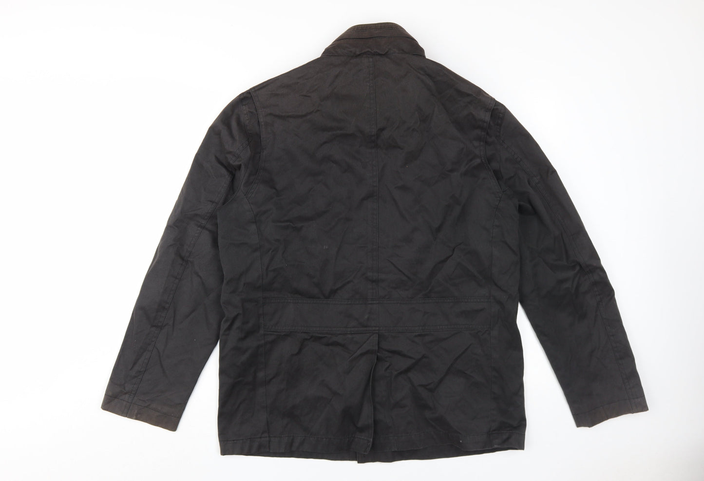 Simoni Men's Black Military Jacket, Regular L, Casual Wear