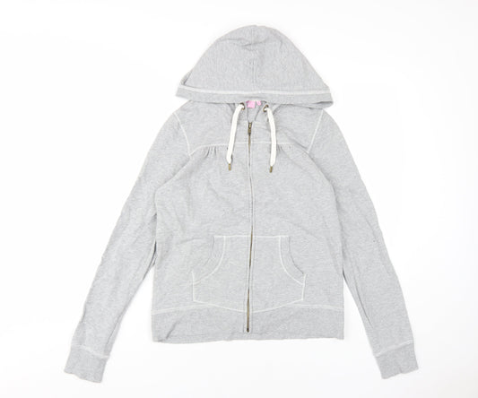 New Look Women's Grey Full Zip Hoodie, Size 12, Casual Wear