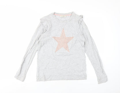 Oasis Women's Grey XS Basic Long Sleeve T-Shirt