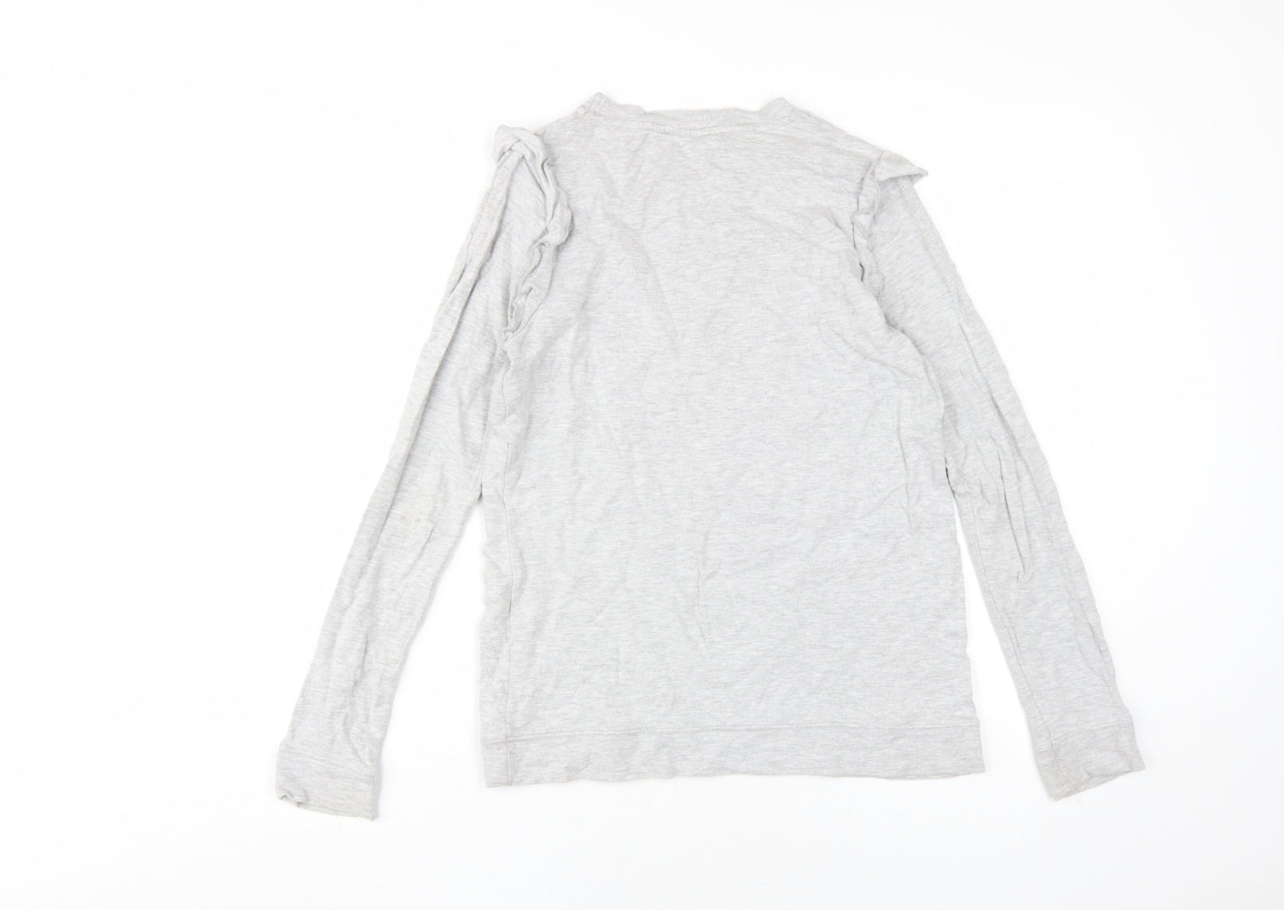 Oasis Women's Grey XS Basic Long Sleeve T-Shirt