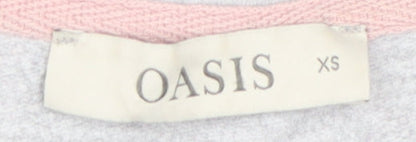 Oasis Women's Grey XS Basic Long Sleeve T-Shirt