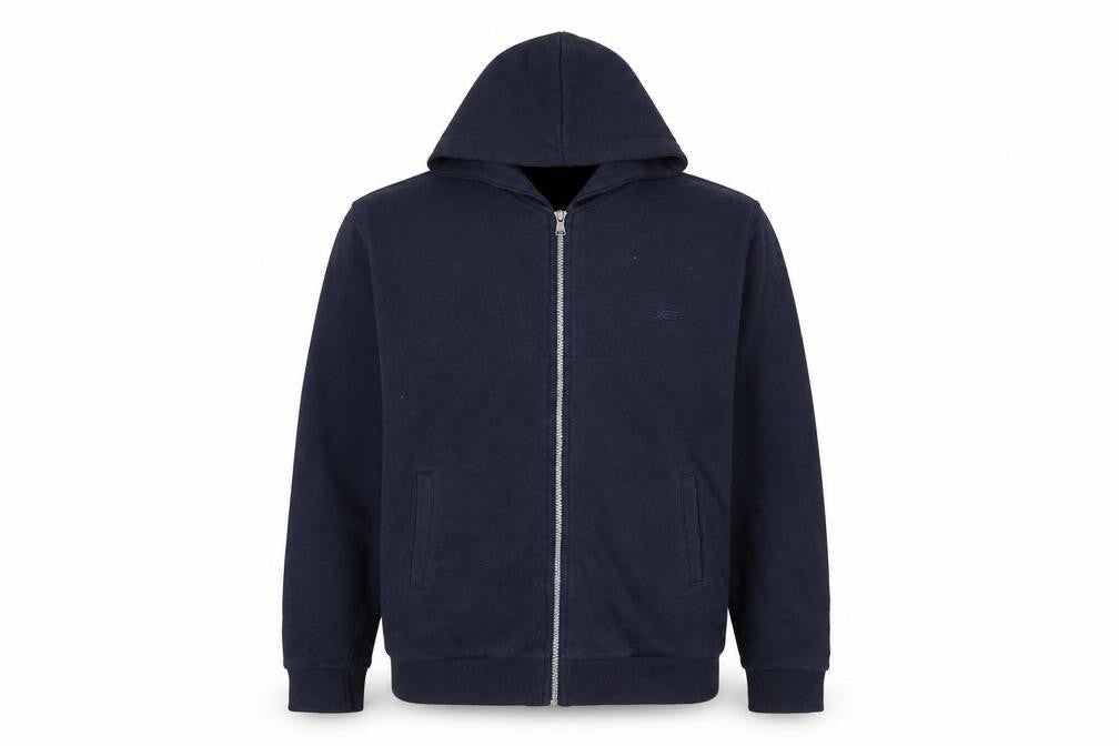 X-CAPE Men's Blue Full Zip Hoodie, Size L