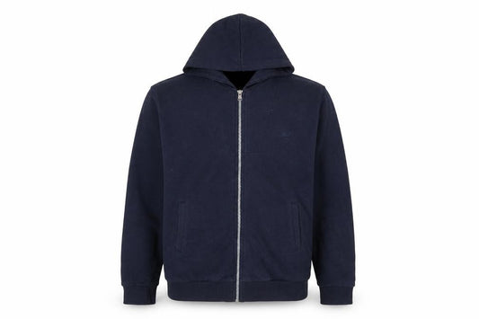 X-CAPE Men's Blue Full Zip Hoodie, Size L