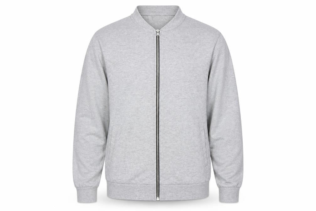 ASOS Men’s Grey Bomber Jacket L - Casual Full Zip