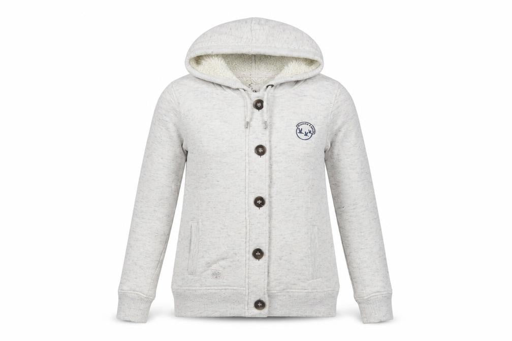 New Look Women's Ivory Hooded Cardigan, Size 8