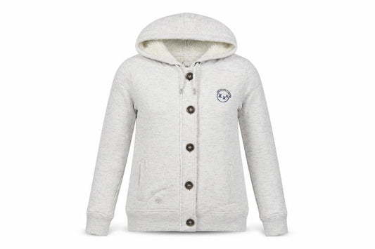 New Look Women's Ivory Hooded Cardigan, Size 8